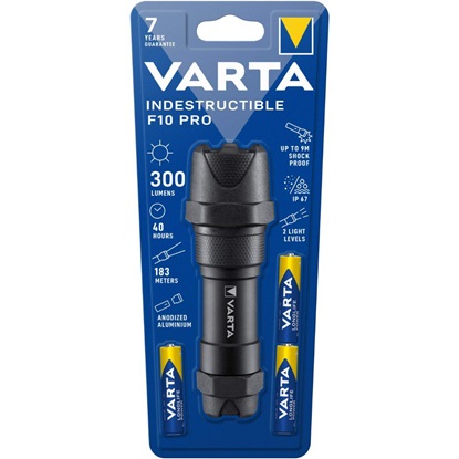 Varta F10 PRO 6W 3AAA 18710 'Indestructible' LED flashlight (VART18655)-VART18655
