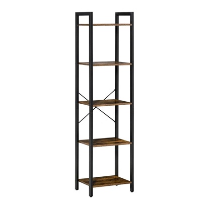Εικόνα της Homcom Βιβλιοθήκη Industrial Style Με 5 Ράφια 40x30x154cm (838-162) (HOM838-162)
