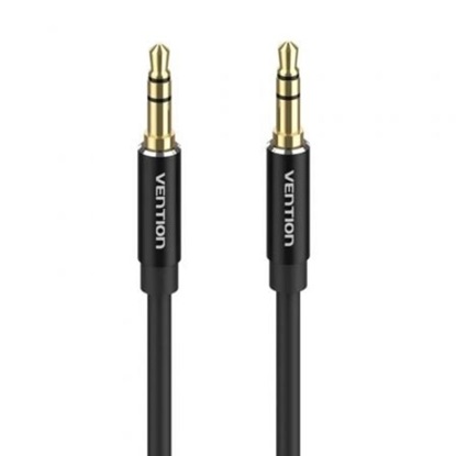 VENTION 3.5mm Male to Male Audio Cable 5M Black Aluminum Alloy Type (BAXBJ) (VENBAXBJ)-VENBAXBJ