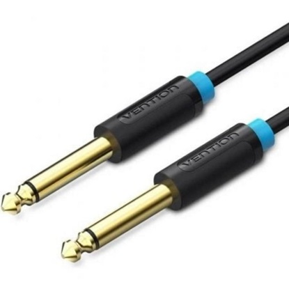 VENTION 6.5mm Male to Male Audio Cable 1.5M Black (BAABG) (VENBAABG)-VENBAABG