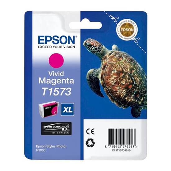 Epson Μελάνι Inkjet T1573 XL Vivid Magenta (T15734010)