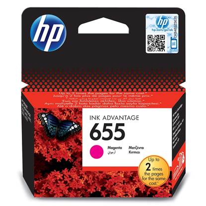 HP Μελάνι Inkjet No.655 Magenta (CZ111AE)