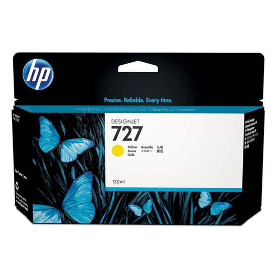 HP Μελάνι Inkjet No.727 Yellow (130ml) (B3P21A)