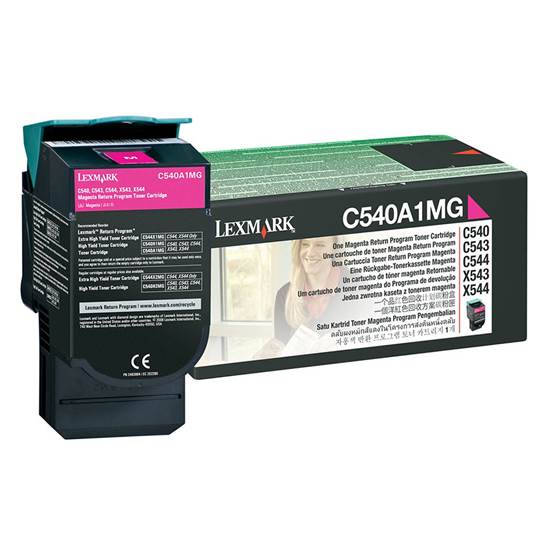 LEXMARK C54x/X543 SC MAGENTA TNR (1k) (C540A1M)