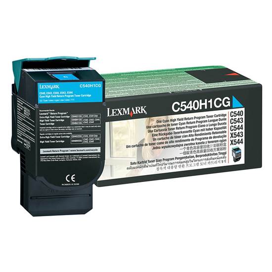 LEXMARK C54x/X543 HC CYAN TNR (2k) (C540H1C)