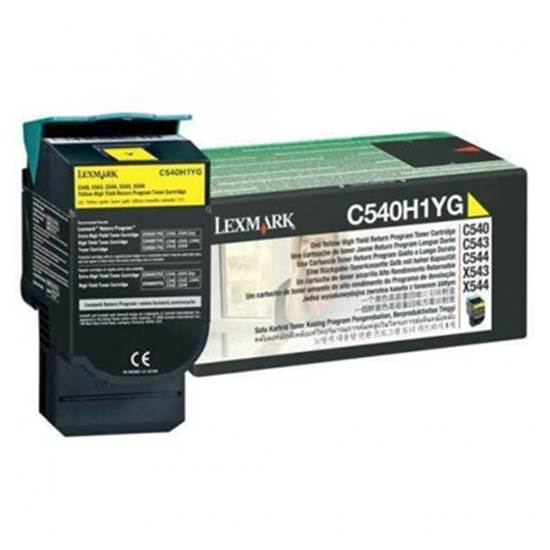 LEXMARK C54x/X543 HC YELLOW TNR (2k) (C540H1Y)