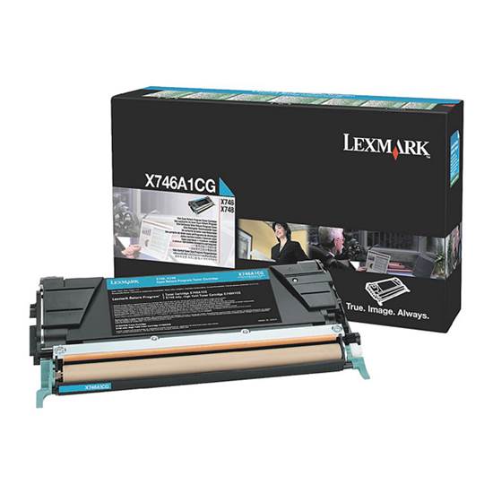 Toner Lexmark X746A1CG Cyan (X746A1CG)