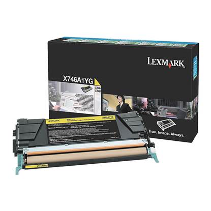 Toner Lexmark X746A1YG Yellow (X746A1YG)