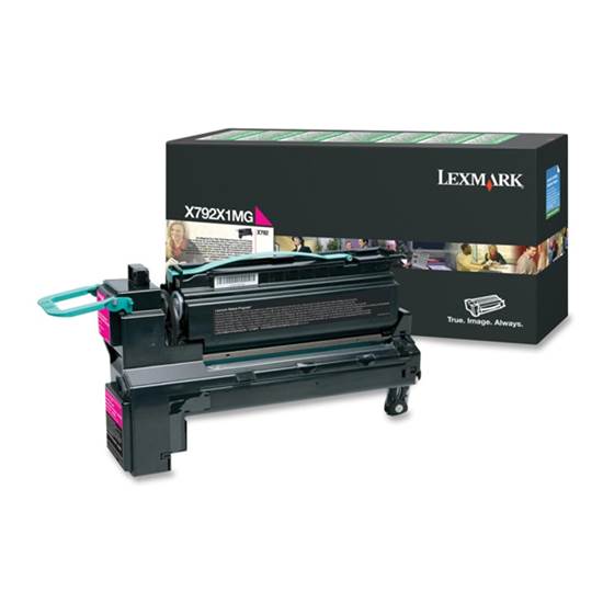 LEXMARK X792 MAGENTA EXTRA HC TONER CRTR (20k) (X792X1MG)