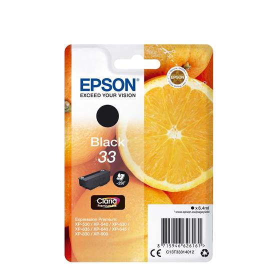 Epson Μελάνι Inkjet Series 33 Photo Black (C13T33414012)