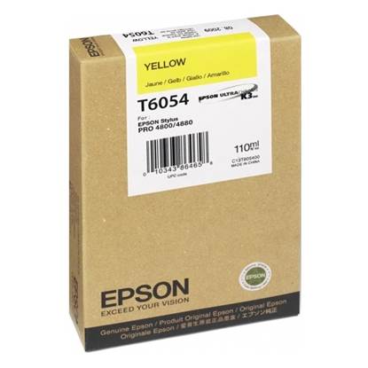 Epson Μελάνι Inkjet T6054 Yellow (C13T605400)