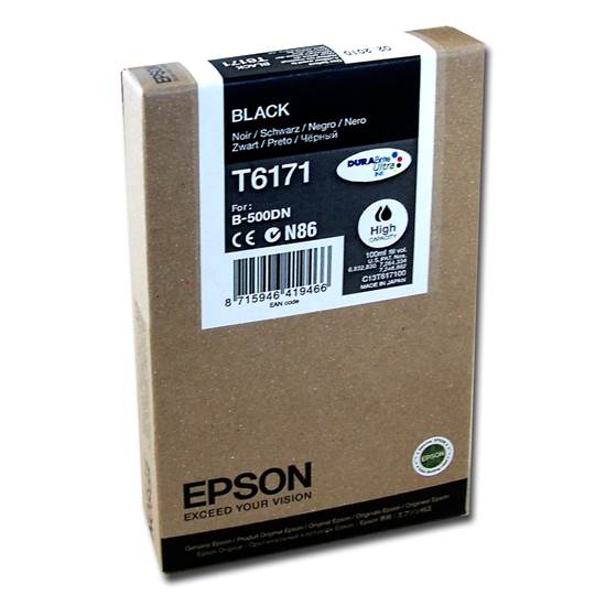 Epson Μελάνι Inkjet T6171 High Capacity Black (C13T617100)