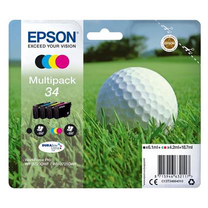 Epson Μελάνι Inkjet No.34 Multipack (C13T34664010)