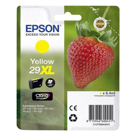 Epson Μελάνι Inkjet Series 29 Yellow XL (C13T29944012)