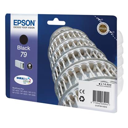 Epson Μελάνι Inkjet Series 79 Black (C13T79114010)