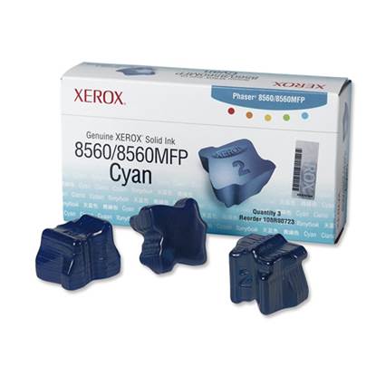 XEROX PHASER 8560 CYAN ColorStix-3pk (108R00723)