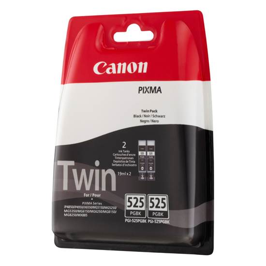 Canon Μελάνι Inkjet PGI-525BKTP Black Twin Pack (4529B010)