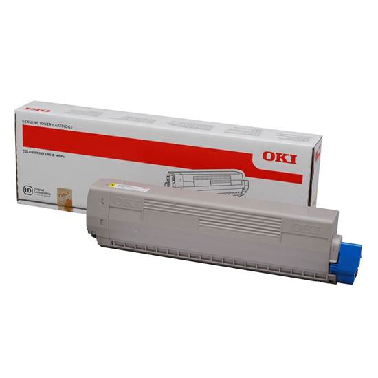 OKI C822 YELLOW TONER (7.3K) (44844613)