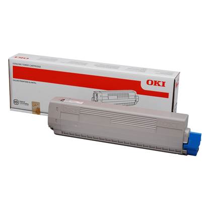 OKI C822 BLACK TONER (7k) (44844616)