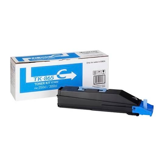 KYOCERA TASKALFA 250ci/300ci CYAN TONER (12k) (TK-865C)