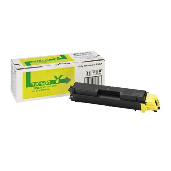 KYOCERA FS C5150DN YELLOW TONER (2.8k) (TK-580Y)