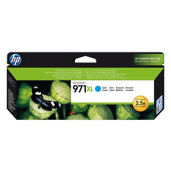 HP Μελάνι Inkjet No.971XL Cyan (CN626AE)