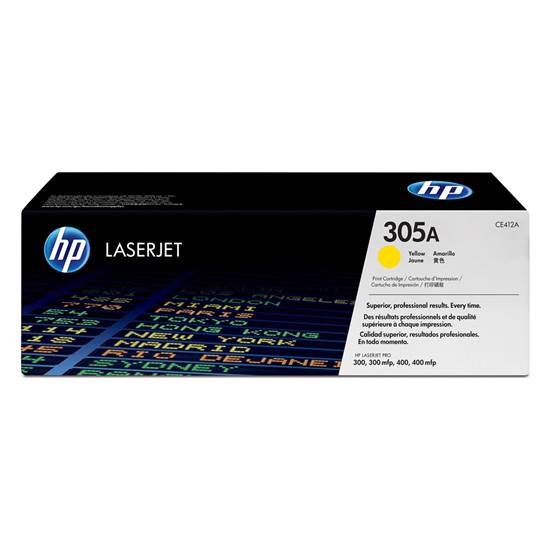 HP LaserJet PRO 300/400 305A Yellow Toner (CE412A)