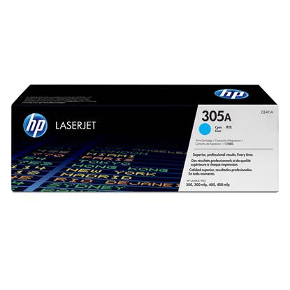 HP LaserJet PRO 300/400 305A Cyan Toner (CE411A)