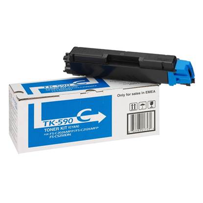 KYOCERA FS C2026/2126MFP CYAN TONER (5k) (TK-590C)