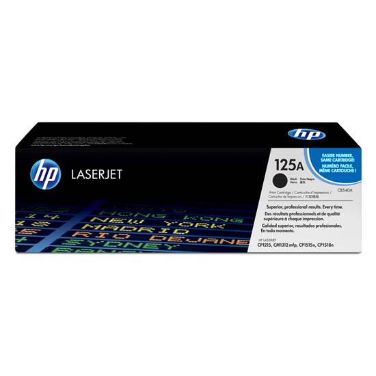 HP LaserJet CP1215/1515 Black Toner (CB540A)