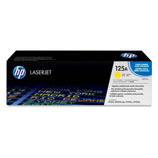 HP LaserJet CP1215/1515 Yellow Toner (CB542A)