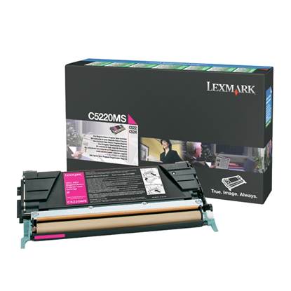 LEXMARK C522/524/530 MAGENTA TONER (3K) (C5220MS)