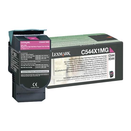 LEXMARK C544/X544 HC MAGENTA TNR (4k) (C544X1M)