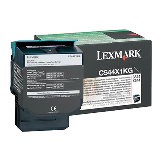 LEXMARK C544/X544 HC BLK TNR (6k) (C544X1K)