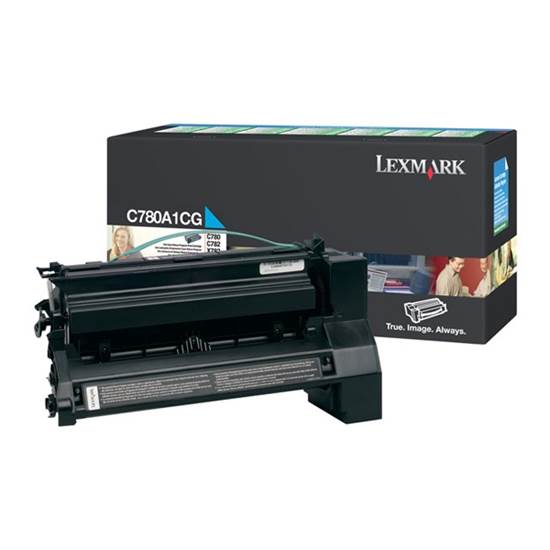 LEXMARK C780/782 CYAN TONER (6k) (C780A1CG)