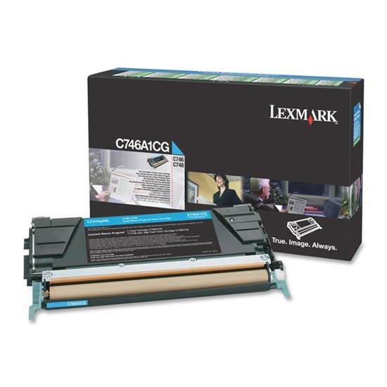 Toner Lexmark C746A1CG Cyan (C746A1CG)