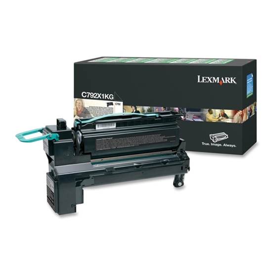 LEXMARK C792 BLACK EXTRA HC TONER (20k) (C792X1KG)