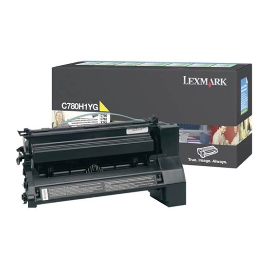 LEXMARK C780/782 HC YELLOW TONER (10k) (C780H1YG)