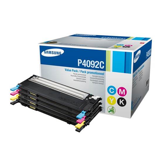 Samsung CLT-P4092C 4-pk CYMK Toner Cartridge (SU392A)