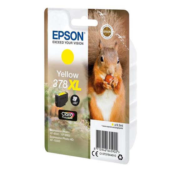 Epson Μελάνι Inkjet 378XL Yellow (C13T37944010) (EPST379440)