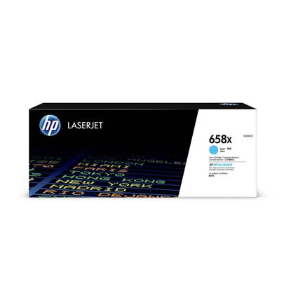 HP 658X Cyan LaserJet Toner Cartridge HC (28k) (W2001X) (HPW2001X)