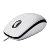 Logitech M100 Optical Mouse (White, Wired) (910-005004) 