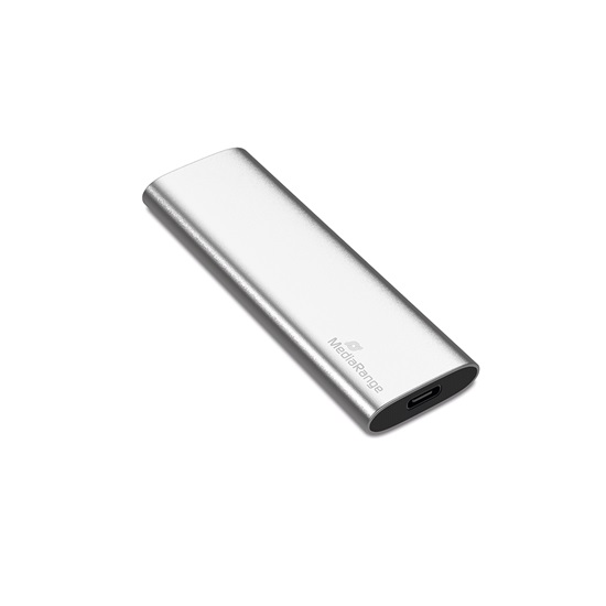 MediaRange Εξωτερικός Σκληρός Δίσκος SSD USB Type-C 240GB (Silver) (MR1101)