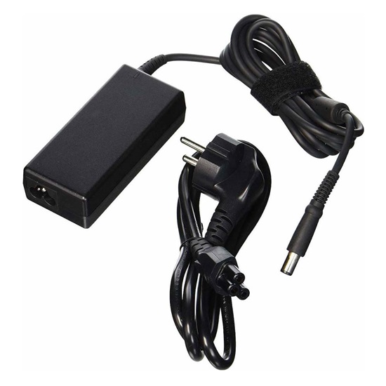 Dell European 65-Watt AC Adapter with Power Cord (450-AECL) (DEL450-AECL)-DEL450-AECL