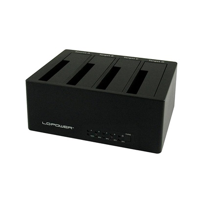 LC-Power docking Station Σκληρών Δίσκων SATA 2.5"/3.5 ''USB 3.0(LC-DOCK-U3-4B) (LCDOCK-U3-4B)-LCDOCK-U3-4B
