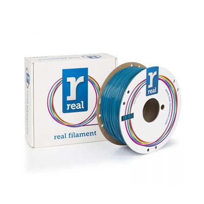 REAL PETG 3D Printer- Blue - spool of 1Kg -1.75mm (REFPETGRBLUE1000MM175)-REFPETGRBLUE1000MM175