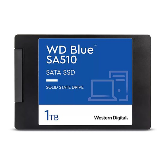 Western Digital Blue SA510 SATA SSD 1TB 2.5”/7mm Cased (WDS100T3B0A)-WDS100T3B0A