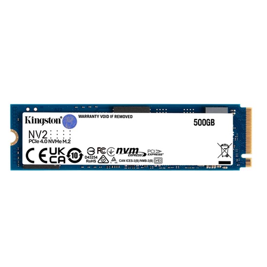 Kingston NV1 NVMe PCIe SSD M.2 500GB (SNV2S/500G) (KINSNV2S/500G)-KINSNV2S/500G