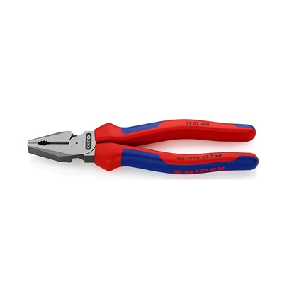 Knipex Πένσα Ίσια Ηλεκτρολόγου Μήκους 200mm (0202200) (KNI0202200)-KNI0202200