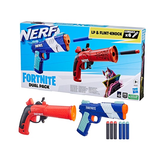 Hasbro Nerf Εκτοξευτής Lp & Flint - Knock Fortnite για 8+ Ετών (F6243) (HASF6243)-HASF6243